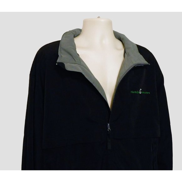 Rock Ridge Jacket 2X Black Hidden Hoodie North Gate Constructors Pockets LS - Picture 3 of 12